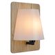 IDAHO Wal Light E14/15W 25/20/15.5cm Light Wood