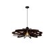 ZIDANE Pendant E27/15W Black/Dark wood