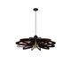 ZIDANE Pendant E27/15W Black/Dark wood