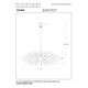 ZIDANE Pendant E27/15W White/Light Wood