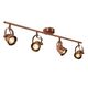 CIGAL Spot LED 4xGU10/5W 350LM 2700K Red Copper