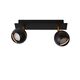 BINARI Spot LED 2x 5W 2700K  L30 W10 H14.5cm Black