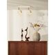 BINARI Spot LED 2x 5W 2700K  L30 W10 H14.5cm White