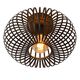 MANUELA Ceiling Light 1xE27 Ø40cm Black