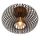 MANUELA Ceiling Light 1xE27 Ø40cm Black