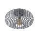 MANUELA Ceiling Light 1xE27 Ø40cm Grey