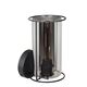 DOUNIA Wall light E27/40W Matt Black/Smoke glass