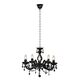 ARABESQUE Chandelier 5xE14/40W Black