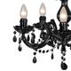 ARABESQUE Chandelier 5xE14/40W Black