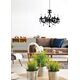 ARABESQUE Chandelier 5xE14/40W Black