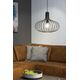 MANUELA Pendant 1xE27 Ø50cm Black