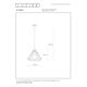 KYARA Pendant E27 Ø32.5cm White