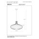 MERLINA Pendant E27/60W Pink