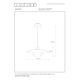 GITSY Pendant E27 Ø40cm White