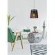 GARELL Pendant E27 Ø35cm H35cm Black