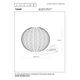 TAHAR Table Lamp E27 Ø34cm Black