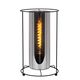 DOUNIA Table lamp  E27/40W H 41cm Matt Black/Smok
