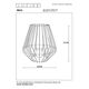 REDA Table Lamp E27/40W H27cm Black