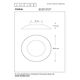 FOSKAL Ceiling Light LED 12W Ø34.5cm Brass