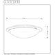 RUNE Ceiling Lamp AC LED 8W Ø27cm White