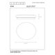 OTIS Ceiling Light LED 26W Ø33cm 1600LM