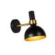 NOVAN Wall Light E27/40W Black/Brass