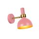 NOVAN Wall Light E27/40W Pink/Brass