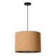 MAGIUS Pendant Rattan E27/40W Black/natur