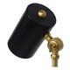BRANDON Desk Lamp E14/40W Black/Brass