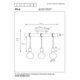 PAULIEN Ceiling Light 1xE27 60W Blue