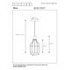 PAULIEN Pendant 1xE27 60W Blue