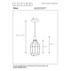 PAULIEN Pendant 1xE27 60W Pink