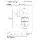 DUDLEY Outside Wall Light Down IP44 E27/60W Mat