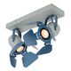 PICTO Ceililng spotlight 2xGU10/5W incl  Blue