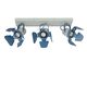PICTO Ceililng spotlight 3xGU10/5W incl  Blue