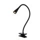 ZOZY Clamp Lamp Led 3W Black