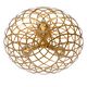 WOLFRAM Ceiling light E27/60W Ø 65cm Matt Gold