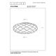 WOLFRAM Ceiling light E27/60W Ø 65cm Black