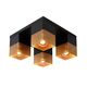 RENATE Ceiling Light  4x E27/40W Black/Gold