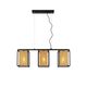 SANSA Pendant 3xE27/40W Black/Gold