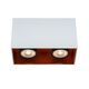 BIDO Ceiling spotlight Rectangular 1xGU10/50W w