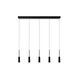 TUBULE  Pendant Led 5x7W 2700K Black