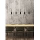 TUBULE  Pendant Led 5x7W 2700K Black