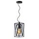 FERN Pendant E27/60W Ø20cm H25cm Black/Glass