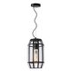 FERN Pendant E27/60W Ø20cm H35cm Black/Glass