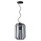 FERN Pendant E27/60W Ø20cm H30cm Black/Glass