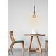 TANNER Pendant 1x E27 60W   Black/concrete
