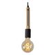 TANNER Pendant 1x E27 60W   Black/Hout
