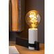 TANNER Table lamp 1x E27 60W H11cm  Black/concrete
