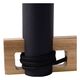 TANNER Table lamp 1x E27 60W H11cm  Black/Wood